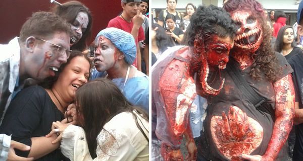 Los muertos vivientes tomaron Caracas en la VI Marcha Zombie (+Fotos, Video y Audio)