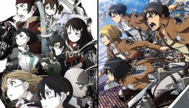 Sao y Attack on Titan dominan resultados preliminares de los Newtype Awards