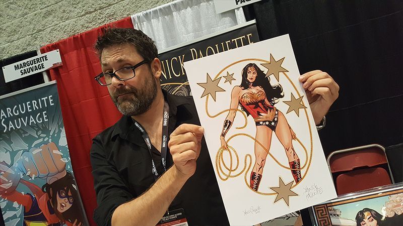 Wonder Woman reinvented with Yanick Paquette (Interview at FanExpo)