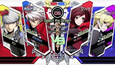 Gameplay de BlazBlue Cross Tag Battle muestra a Ruby Rose de RWBY