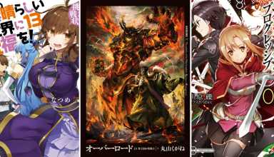 Overlord líder en ventas de novelas y otro top 10 para Sao