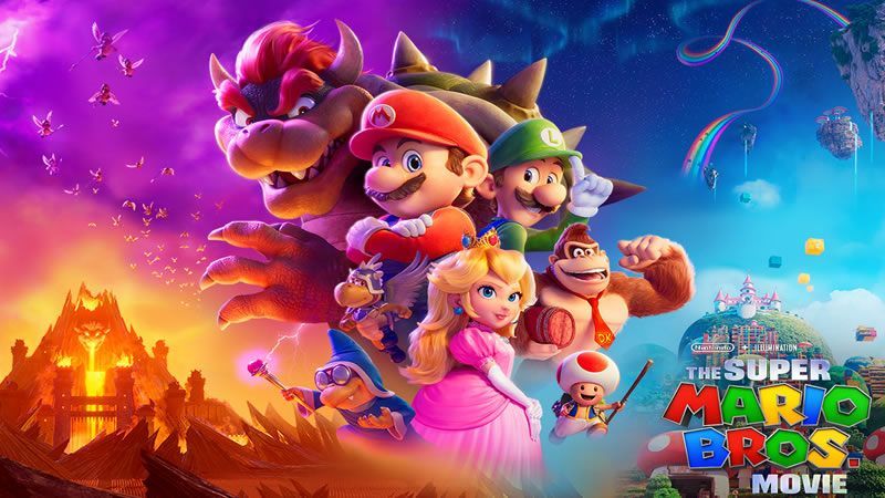 Super Mario Bros alcanza el 3er puesto dentro de las películas más taquilleras